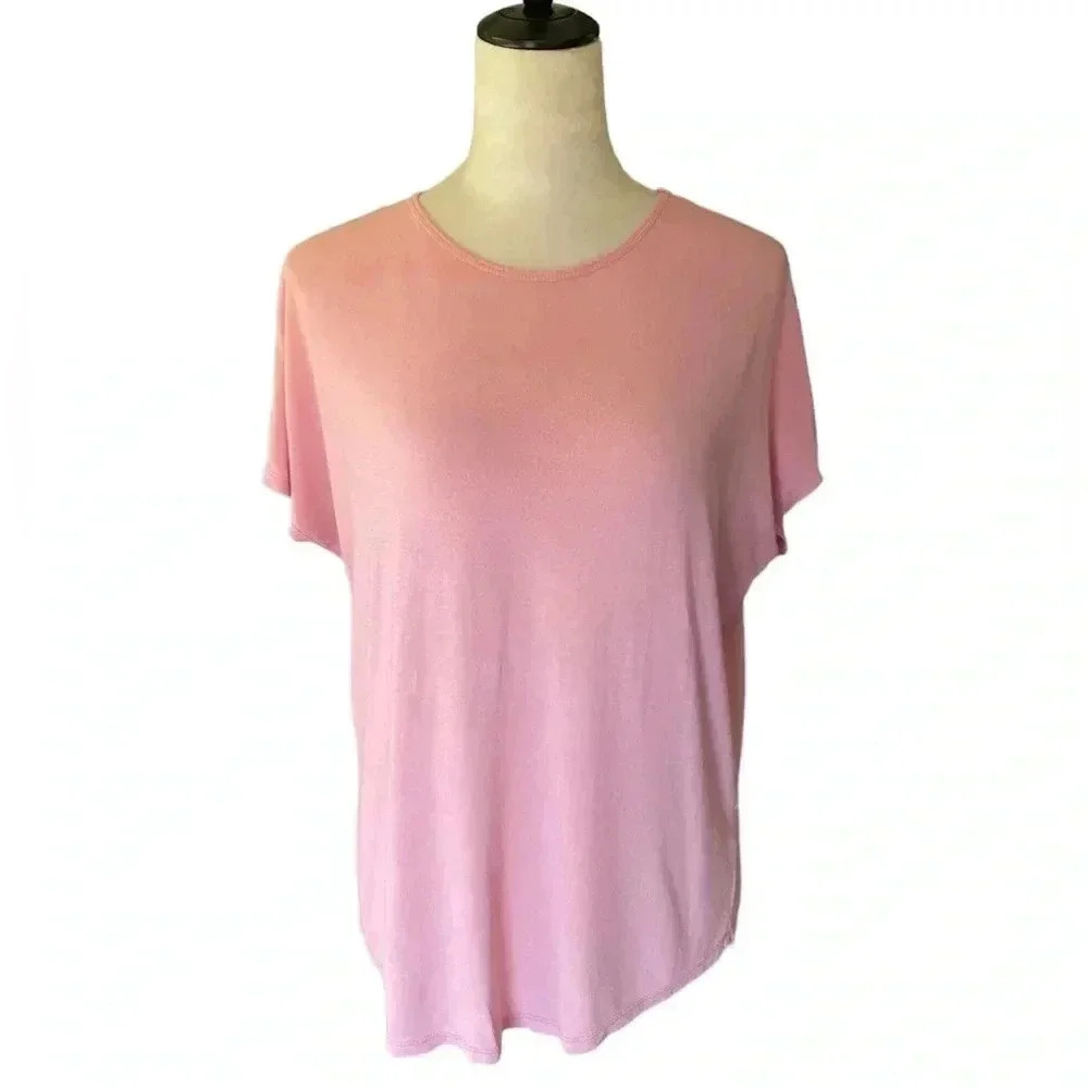 Blush‎ Pink Short Sleeve Top